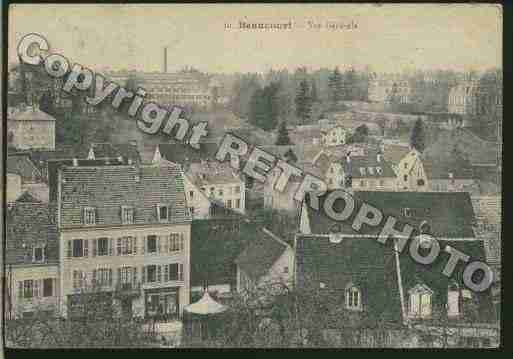 Ville de BEAUCOURT Carte postale ancienne